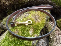 Bridle Leather Dog Clip Leads