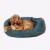 Woodland Stag Deluxe Dog Slumber Bed in Blue - view 1
