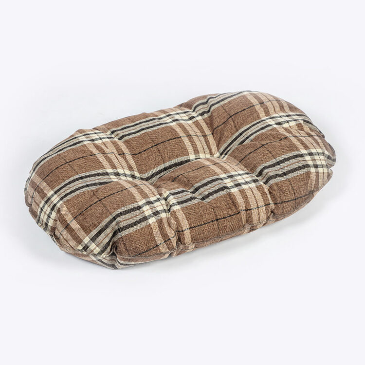 Newton Quilted Dog Mattress in Truffle Brown