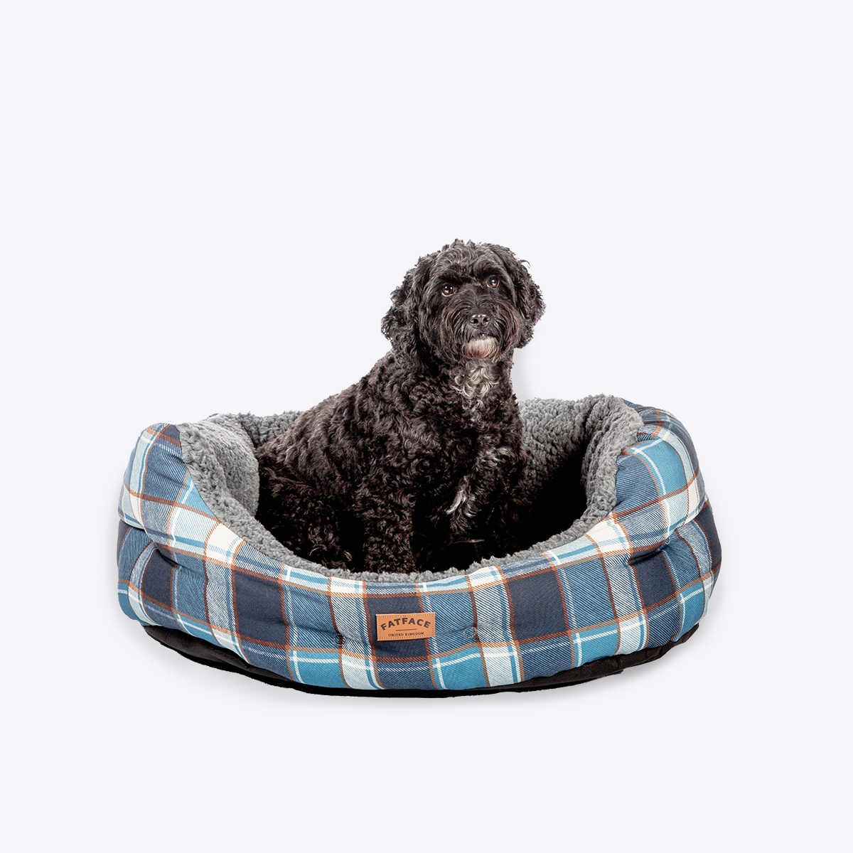 FatFace Fleece Check Deluxe Slumber Bed